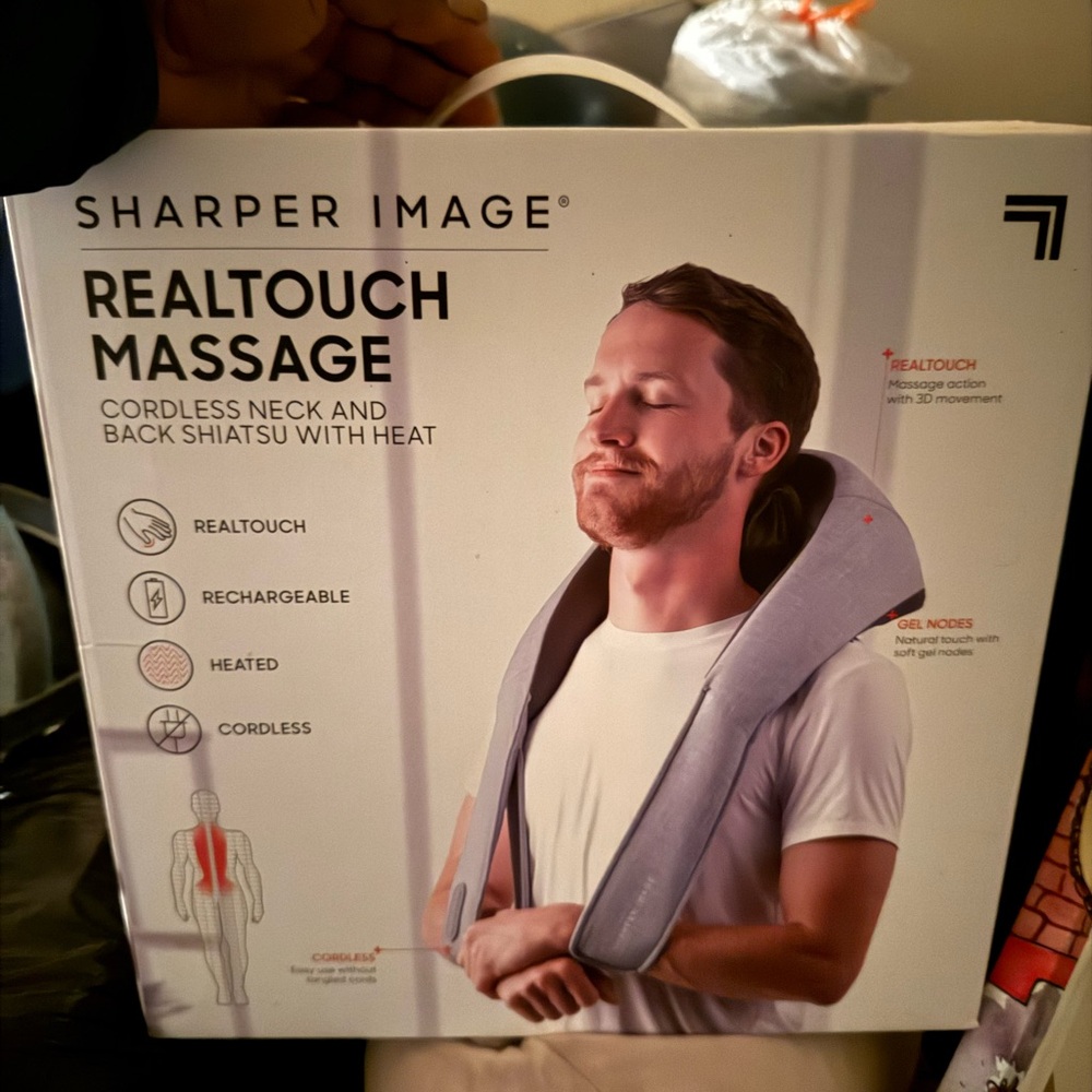 Sharper Image Realtouch Gray Massage Device